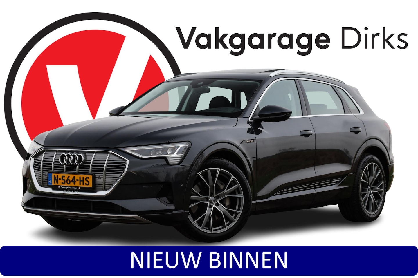 Audi e-tron - 55 Quattro Advanced edition + 95 kWh ✅ Pano ✅ Leder ✅ B&O - AutoWereld.nl