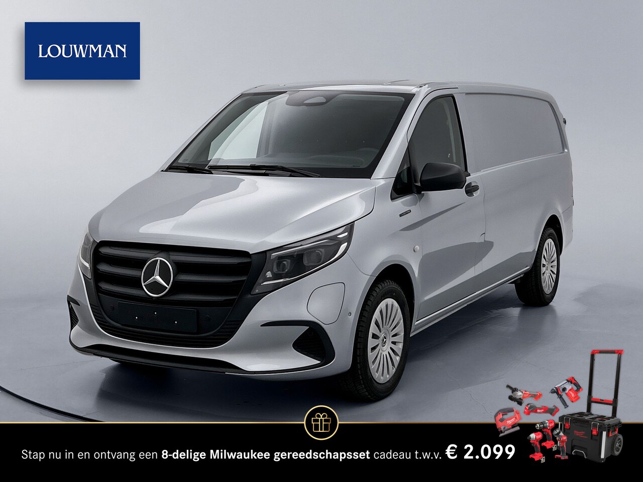 Mercedes-Benz eVito - 112 L2 66kWh | GRATIS Wallbox | Multibeam LED | Distronic | Tweezitsbijrijdersbank | - AutoWereld.nl