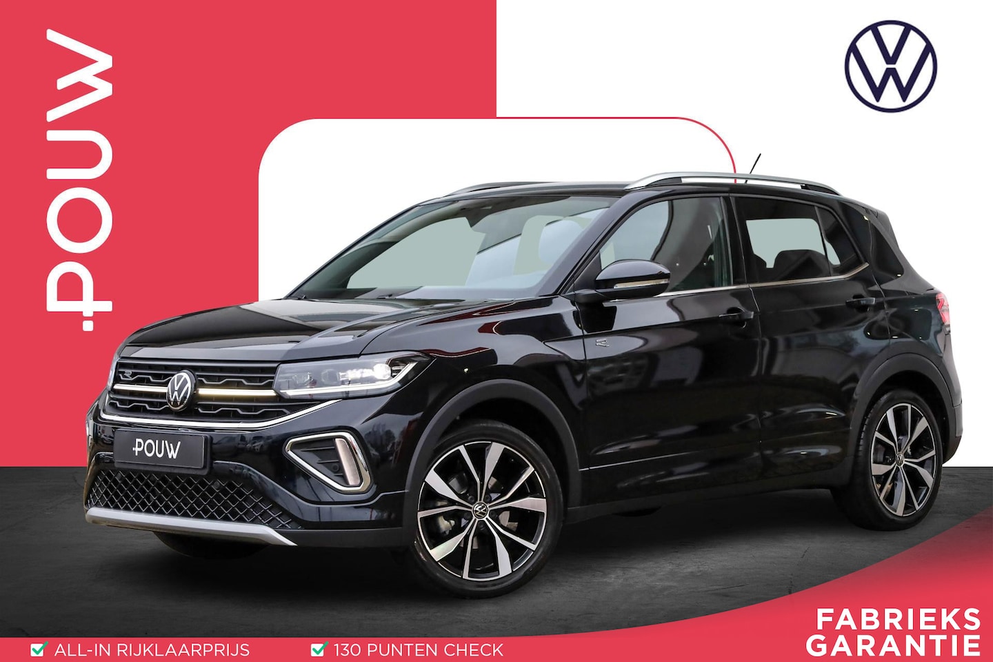Volkswagen T-Cross - 1.0 TSI 115pk R-Line | IQ Matrix Led | Achteruitrijcamera | Navigatie | Stoelverwarming - AutoWereld.nl