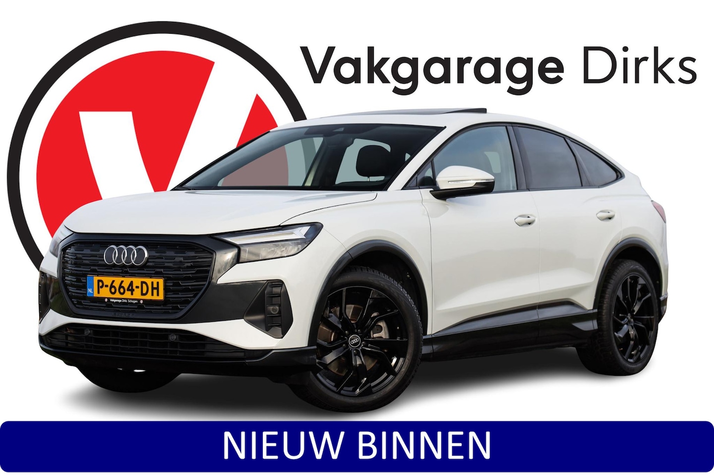Audi Q4 Sportback e-tron - 40 Launch Advanced + 77 kWh ✅ Leder ✅ Pano ✅ ACC - AutoWereld.nl