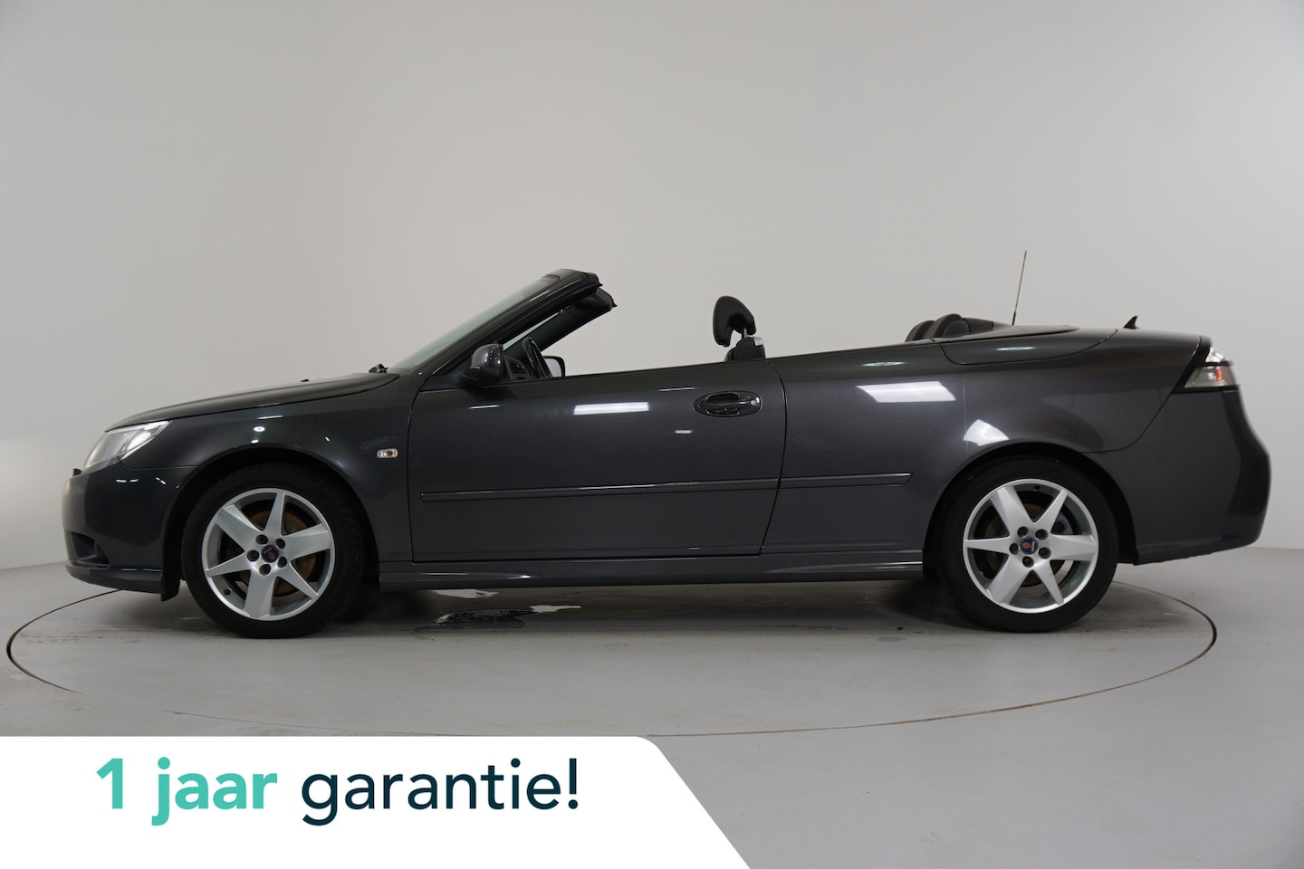 Saab 9-3 Cabrio - 1.9 TTiD Linear Sport Exklusiv Aero | Leder | Stl verw. | Trekhaak | - AutoWereld.nl