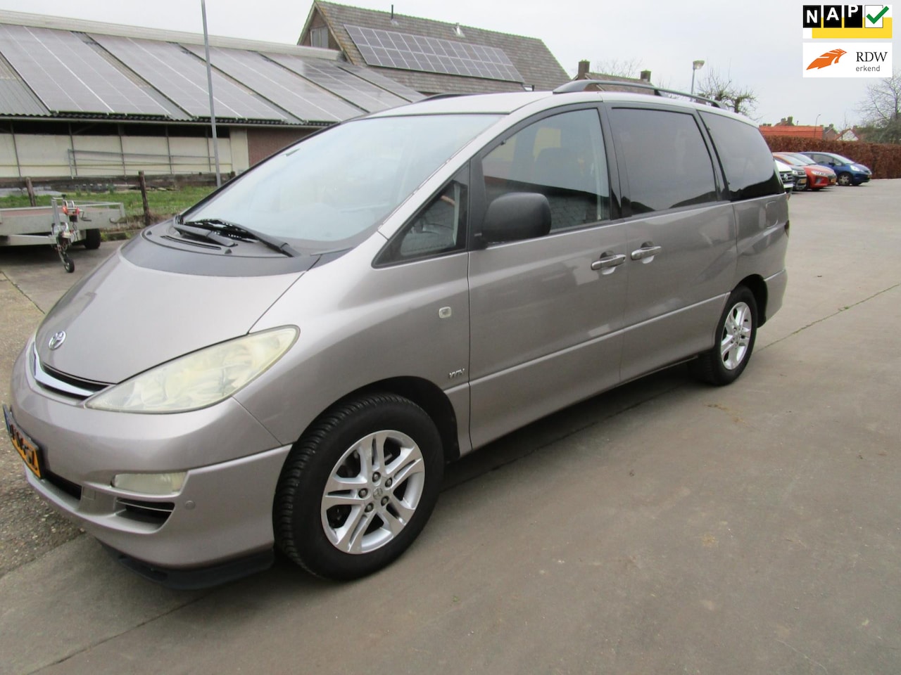 Toyota Previa - 2.4 VVT-i Sol 6 personen ,clima automaat nieuw - AutoWereld.nl