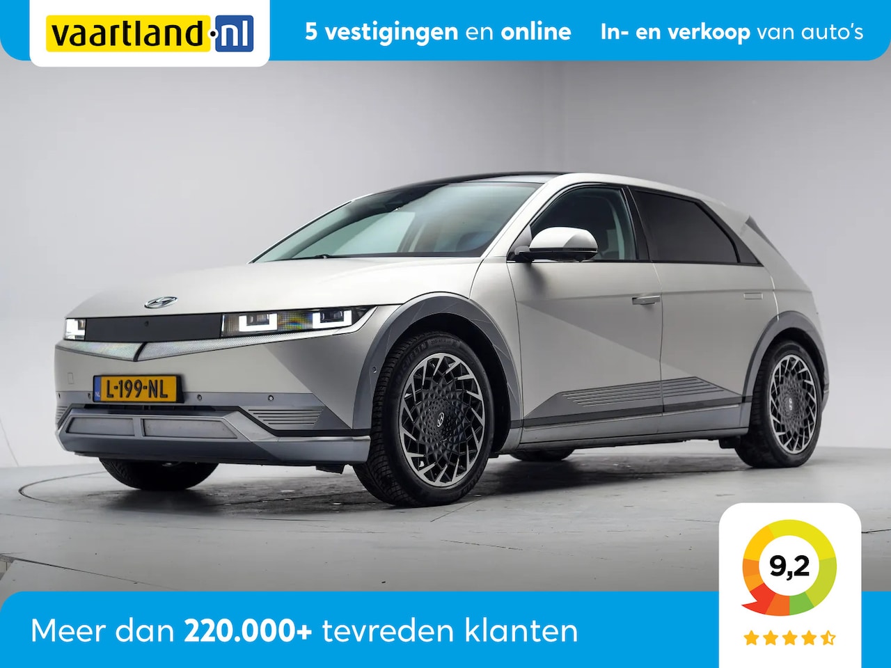 Hyundai IONIQ 5 - Project 45 AWD 73kWh 3 fase [ Solar roof Leder Trekhaak ] - AutoWereld.nl