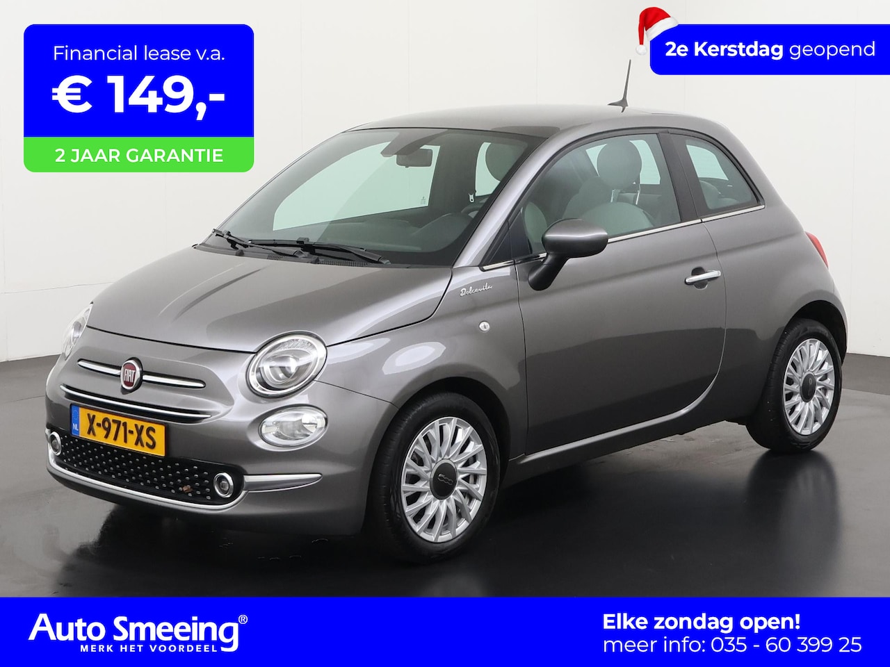 Fiat 500 - 1.0 Hybrid Dolcevita | Panoramadak | Digital Cockpit | Navigatie | Zondag Open! - AutoWereld.nl