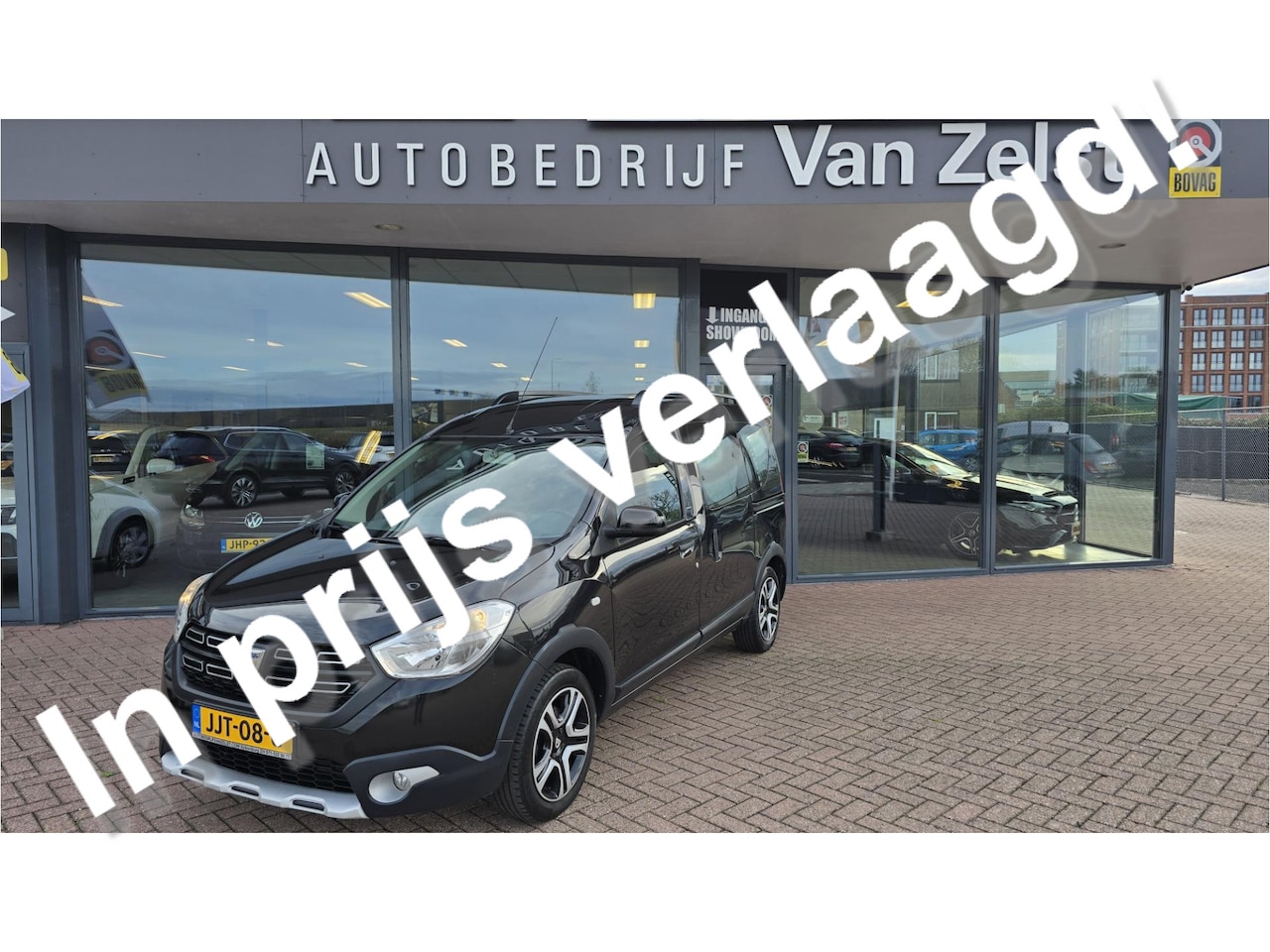 Dacia Dokker - 1.2 Tce Stepway 1.2 TCe Stepway, AIRCO, Multimediasysteem, Navigatie, Bluetooth, Voorstoelen verwarmd,Park - AutoWereld.nl