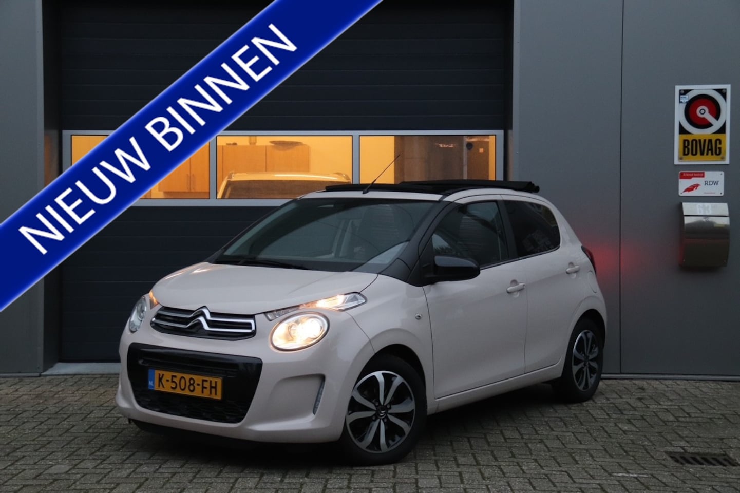 Citroën C1 - 1.0 VTi Airscape Shine Cabrio-top, Camera, Carplay - AutoWereld.nl