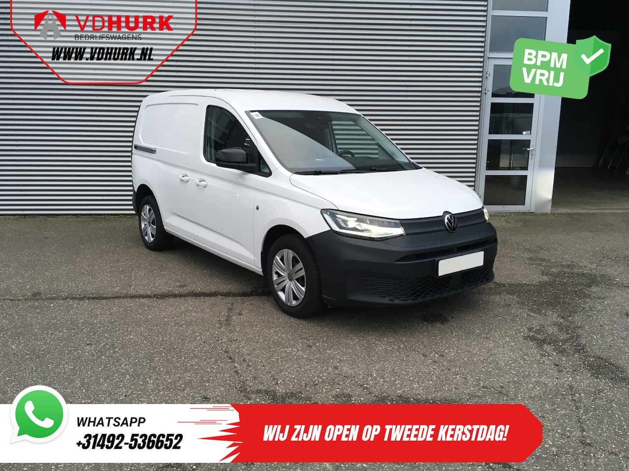 Volkswagen Caddy Cargo - 1.5 TSI 115 pk DSG Aut. BENZINE LED/ Adapt.Cruise/ Climate/ Stoelverw./ Navi/ Camera/ Trek - AutoWereld.nl