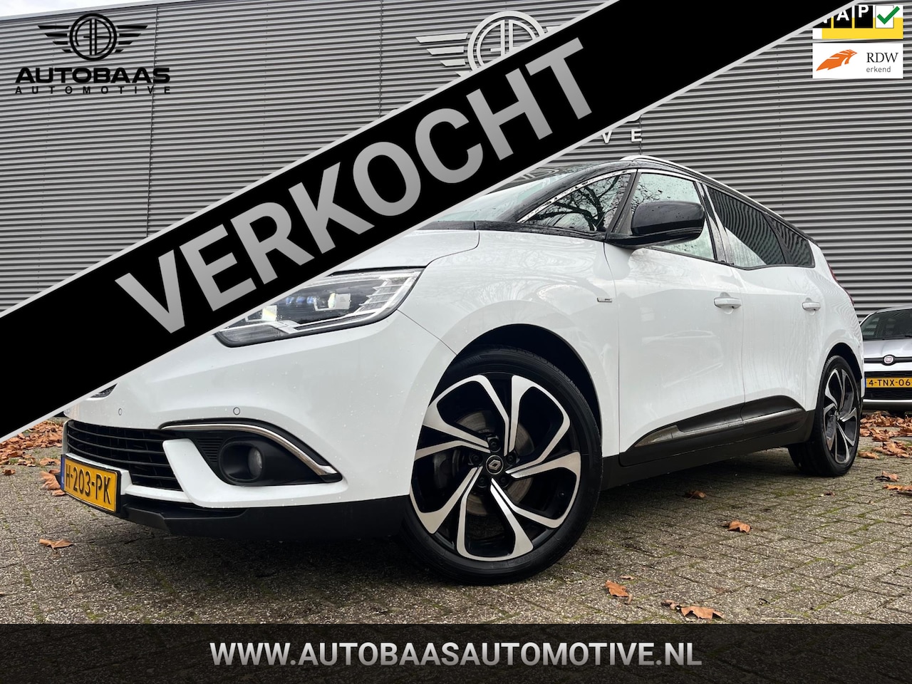 Renault Grand Scénic - 1.3 TCe Bose 7-Persoons AUTOMAAT+NL-AUTO+1EIG+NAP+BOSE+1/2 LEDER+TREKHAAK+FULL LED+PARKEER - AutoWereld.nl