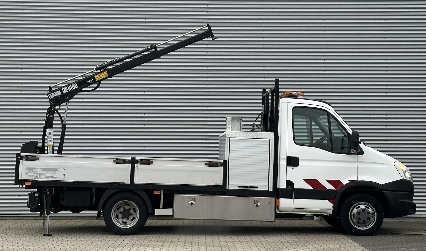 Iveco Daily - 50C14N 3.0 375 CNG Openlaadbak met kraan HIAB Topstaat - AutoWereld.nl