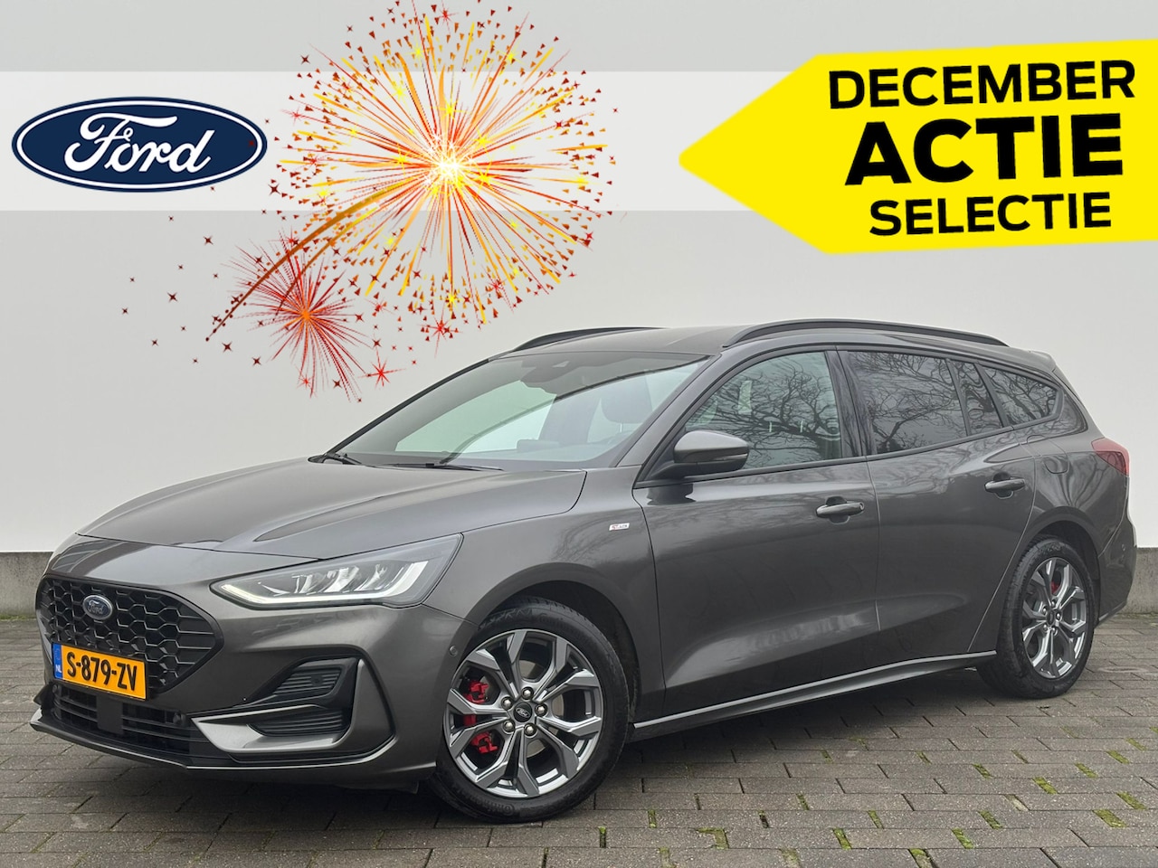 Ford Focus Wagon - EcoBoost Hybrid ST Line Style | Winter Pack | Led | Camera | Keyless Entry | 1e eigenaar | - AutoWereld.nl