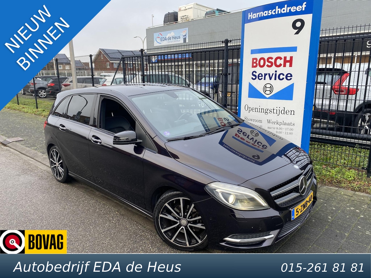 Mercedes-Benz B-klasse - 180 Ambition met o.a. stoelverwarming, climate control, cruise control, navigatie, 18 inch - AutoWereld.nl