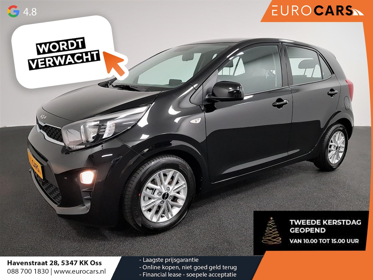 Kia Picanto - 1.0 DPi Automaat DynamicLine | Navigatie | Airco | Camera | DAB | Lichtmetalen velgen | Bl - AutoWereld.nl