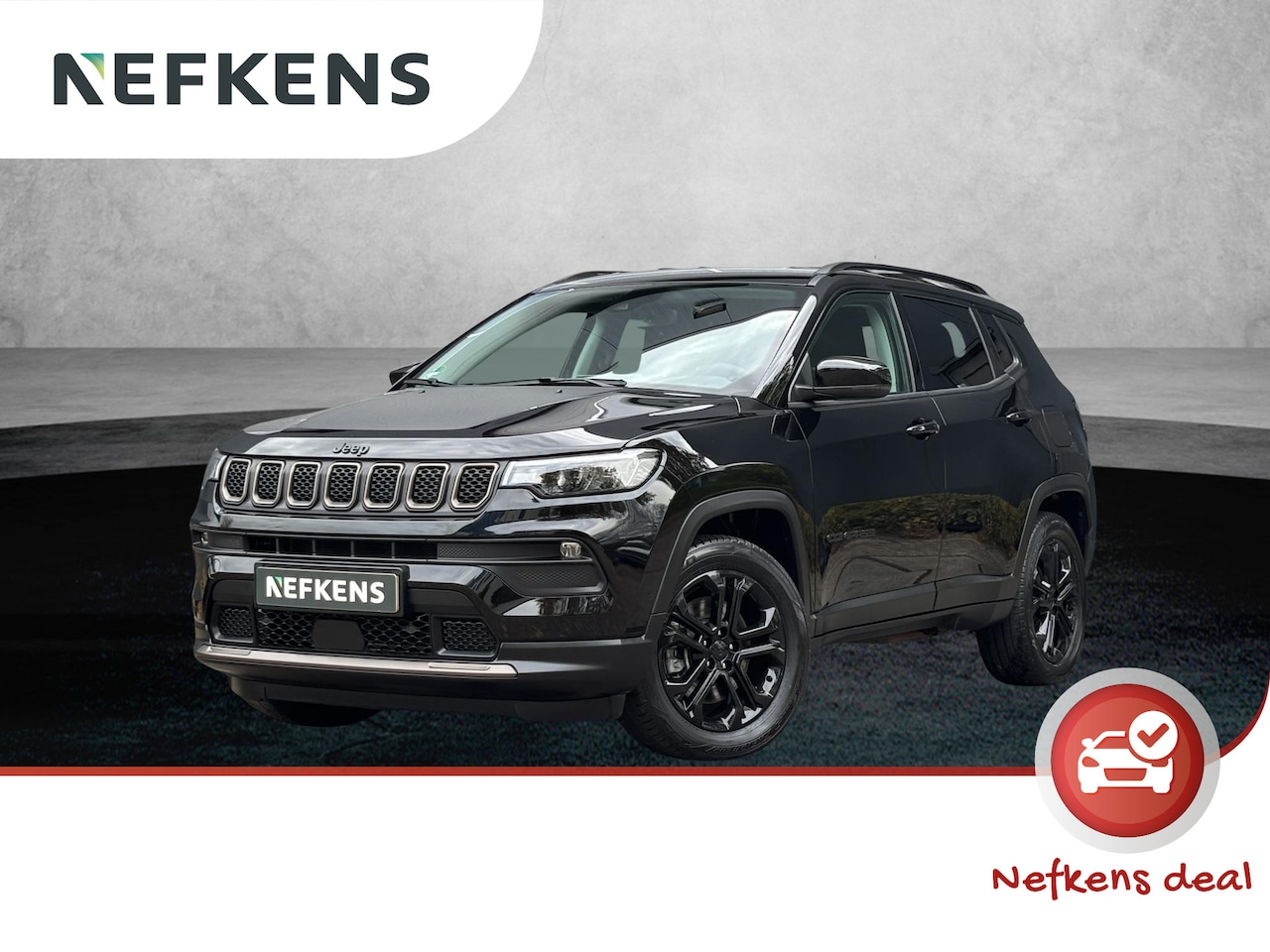 Jeep Compass - 4XE 240pk New Upland Automaat | Plug-in Hybrid | Navigatie | Achteruitrijcamera - AutoWereld.nl