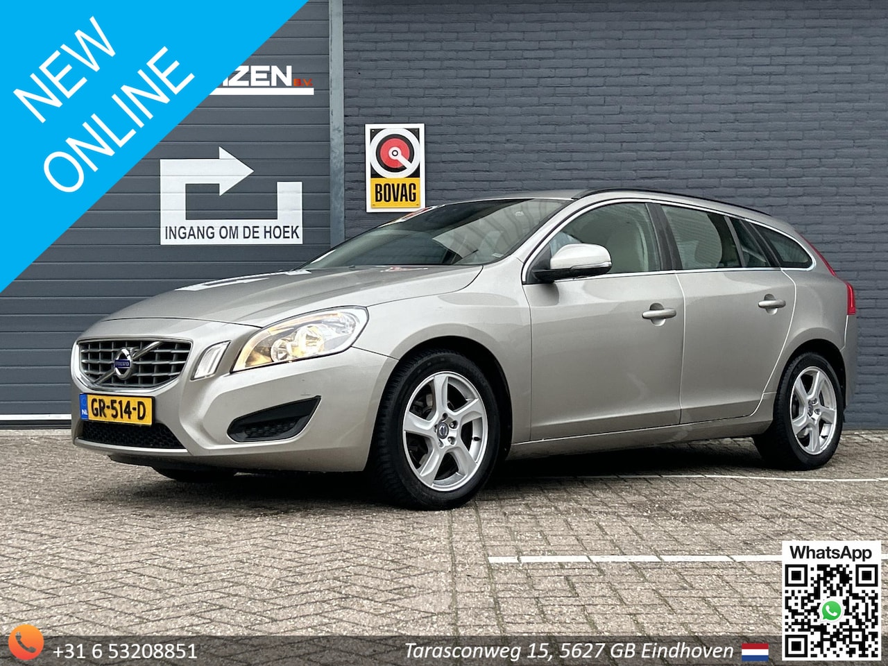 Volvo V60 - 1.6 DRIVe Momentum | Leder | Climate | Cruise | Navi | PDC | APK 06-2026 | - AutoWereld.nl