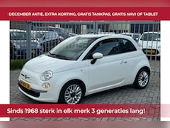 Fiat 500 - 0.9 TwinAir Turbo Lounge KMST NAP Pano l Airco l MTF-stuur l bleu and me l LMV TOPSTAAT l