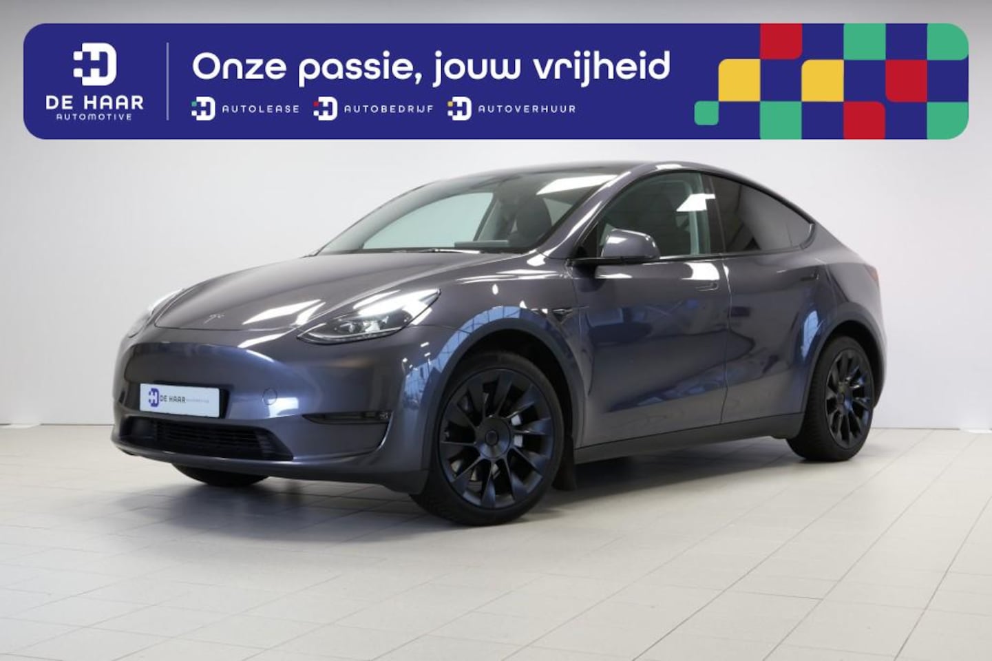 Tesla Model Y - Long Range AWD 75 kWh - 94 % SoH - Leder - All-seasonbanden - AutoWereld.nl