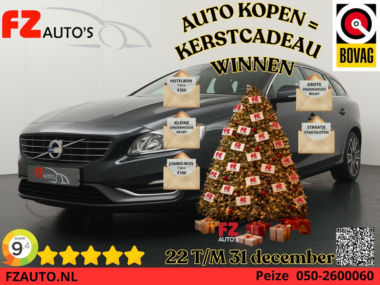 Volvo V60 - 2.0 T5 Summum Automaat - Leder - Navigatie - Trekhaak - Climate Control - AutoWereld.nl