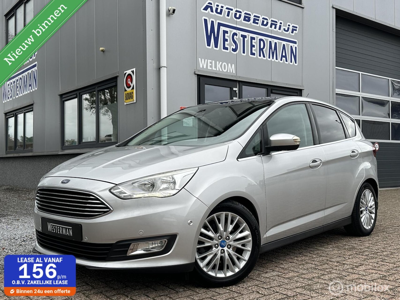 Ford C-Max - 1.5 Titanium Pano Navi Trekh. Stoel-/stuurverw. 17"Lmv etc. - AutoWereld.nl