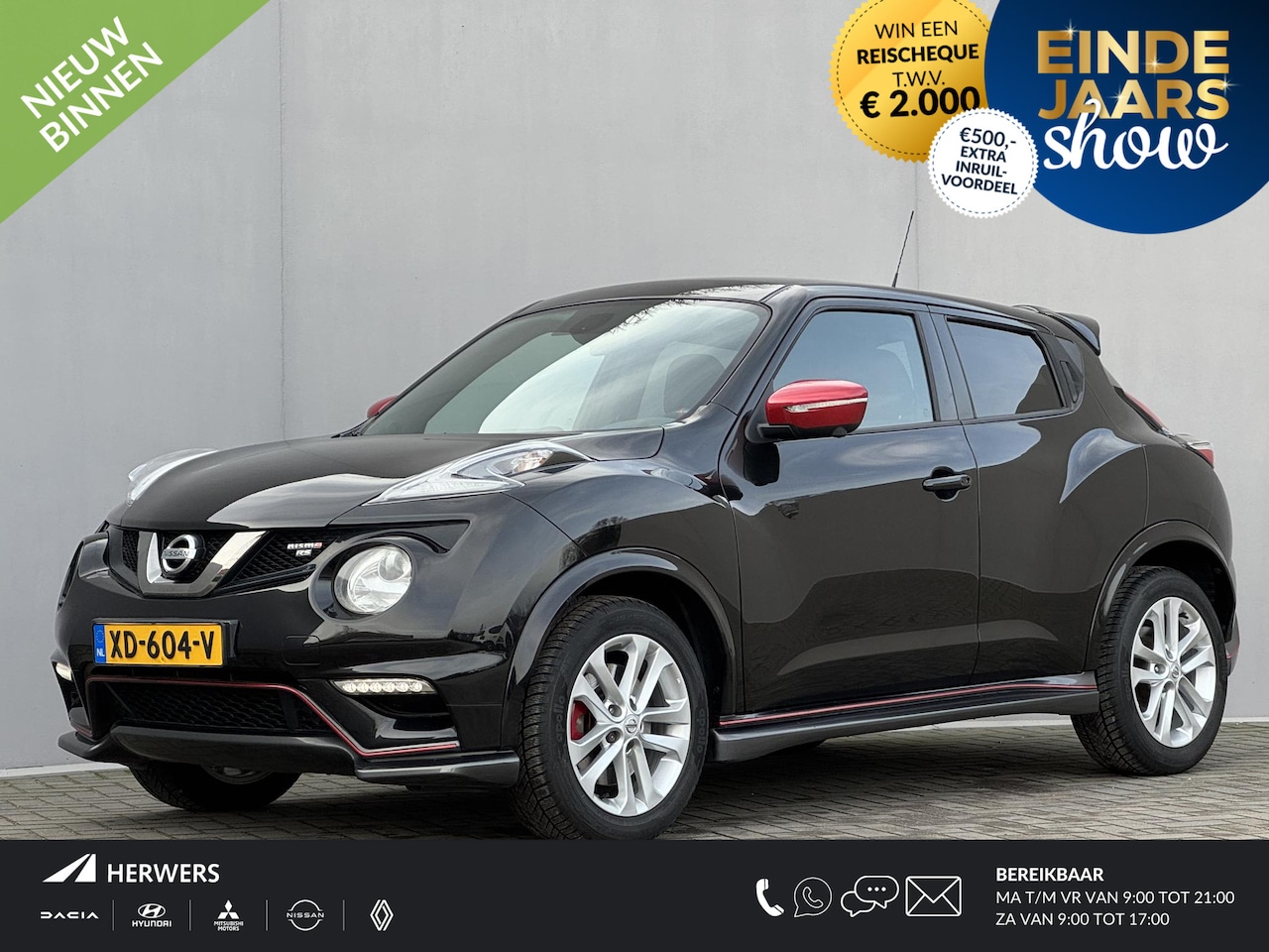Nissan Juke - 1.6 DIG-T 218PK Nismo RS / 100% dealer onderhouden / 1e eigenaar /  360 graden camera / Cr - AutoWereld.nl