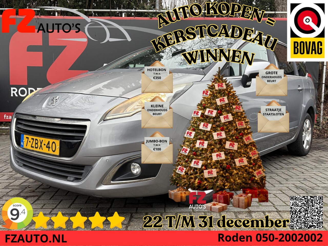 Peugeot 5008 - 1.6 VTi Blue Lease 7p. - Navigatie - Trekhaak - Climate Controle - AutoWereld.nl