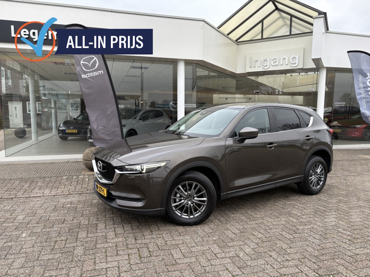 Mazda CX-5 - 2.0 SAG 165 SkyLease GT Leer Trekhaak 100% dealeronderhouden - AutoWereld.nl