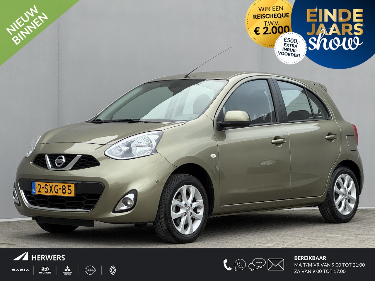 Nissan Micra - 1.2 Connect Edition / Cruise control / Navigatie / Trekhaak voor fietsendrager / 100% deal - AutoWereld.nl