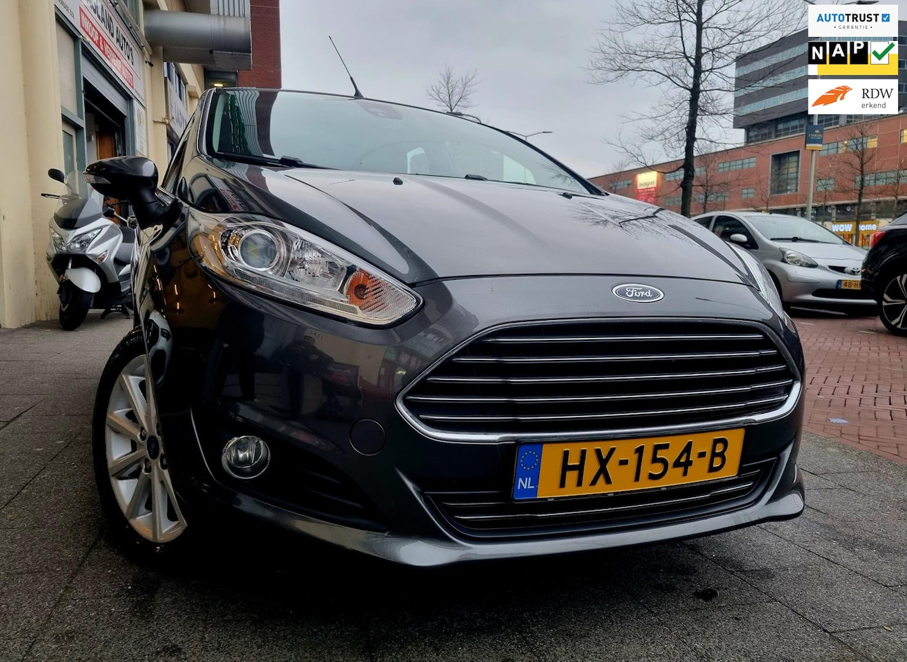 Ford Fiesta - 1.0 EcoBoost Titanium Automaat 5drs Navi Clima - AutoWereld.nl