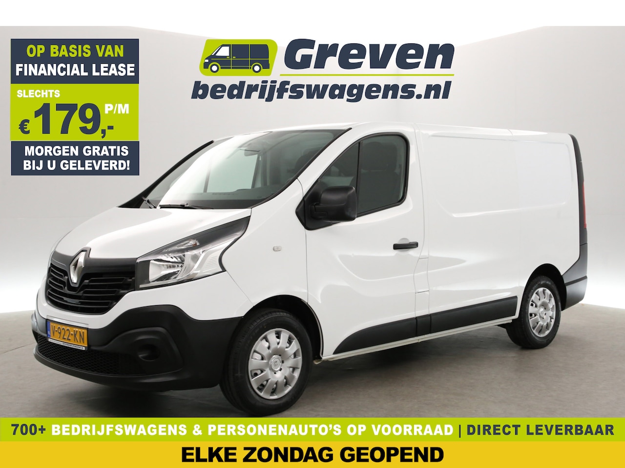 Renault Trafic - 1.6 dCi T27 L1H1 | Airco | Cruise | Trekh. | Parkeersens. | Elektrpakket | Achterklep - AutoWereld.nl