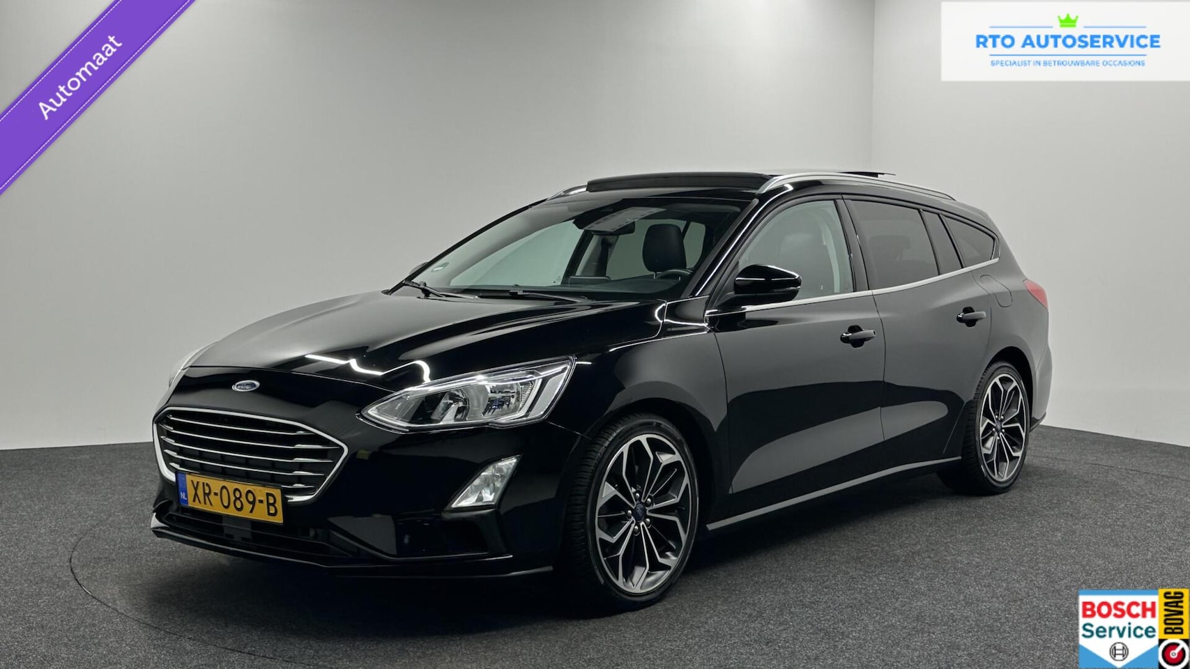 Ford Focus Wagon - 1.0 EcoBoost Titanium Business PANO LEER CRUISE NAVI CARPLAY ECC. - AutoWereld.nl