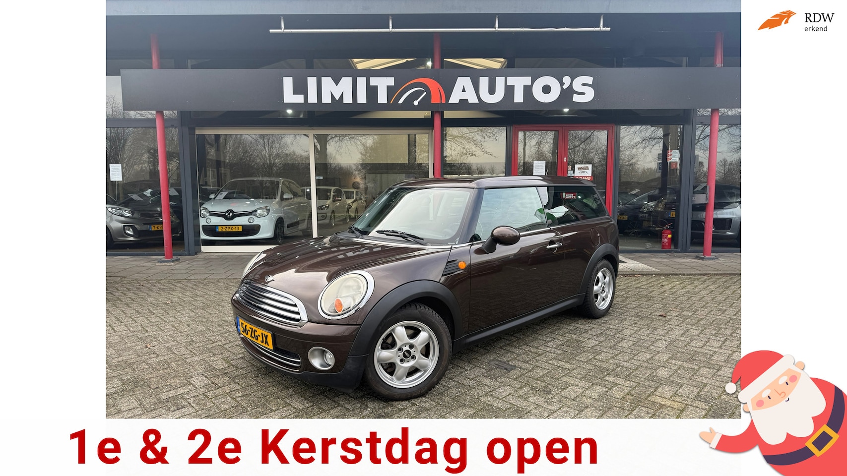 MINI Clubman - Mini 1.6 Cooper Chili Airco/Aut/Leder/Pano/El.ramen/Lmv/Nap/Apk - AutoWereld.nl