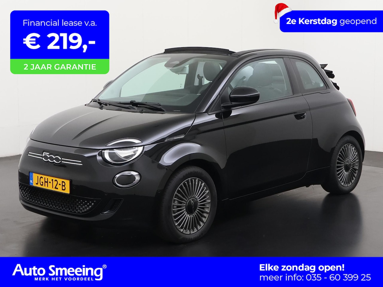 Fiat 500e - Cabrio Icon 42 kWh | Camera | SOH 94% | Navigatie | Apple Carplay | Zondag Open! - AutoWereld.nl