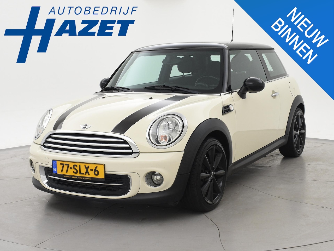MINI Cooper - Mini 1.6 122 PK 6-BAK + 17 INCH | CRUISE CONTROL | ZWART DAK | SPORTSTOELEN | STRIPING - AutoWereld.nl