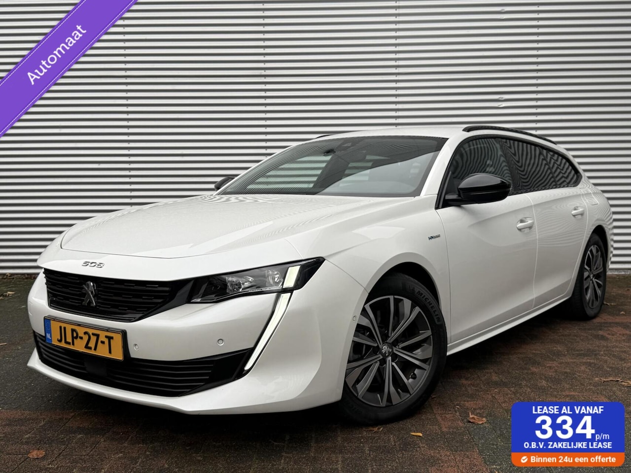 Peugeot 508 SW - 1.6 Autom HYbrid Cruise Carplay Led Camera 22 Eerste Eigenaar Vol Opties 47893 KM Gereden - AutoWereld.nl