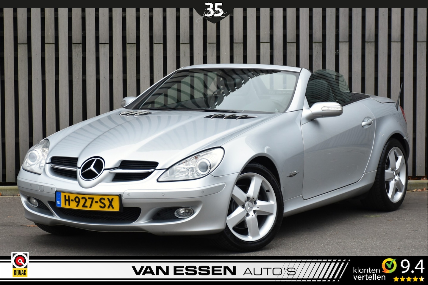 Mercedes-Benz SLK-klasse - 280 Cabrio Automaat Leder Navigatie Stoel/Nekverwarming Perfect Onderhouden!! - AutoWereld.nl