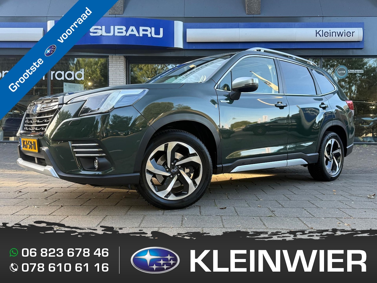 Subaru Forester - 2.0i e-BOXER 150pk CVT Premium | Leder | Pano | Trekhaak | All Season | Navi - AutoWereld.nl