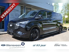 Ford Transit Custom - Black Platinum Dubbel Cabine 2.5 PHEV 233pk L2H1 VOORRAAD NIEUW