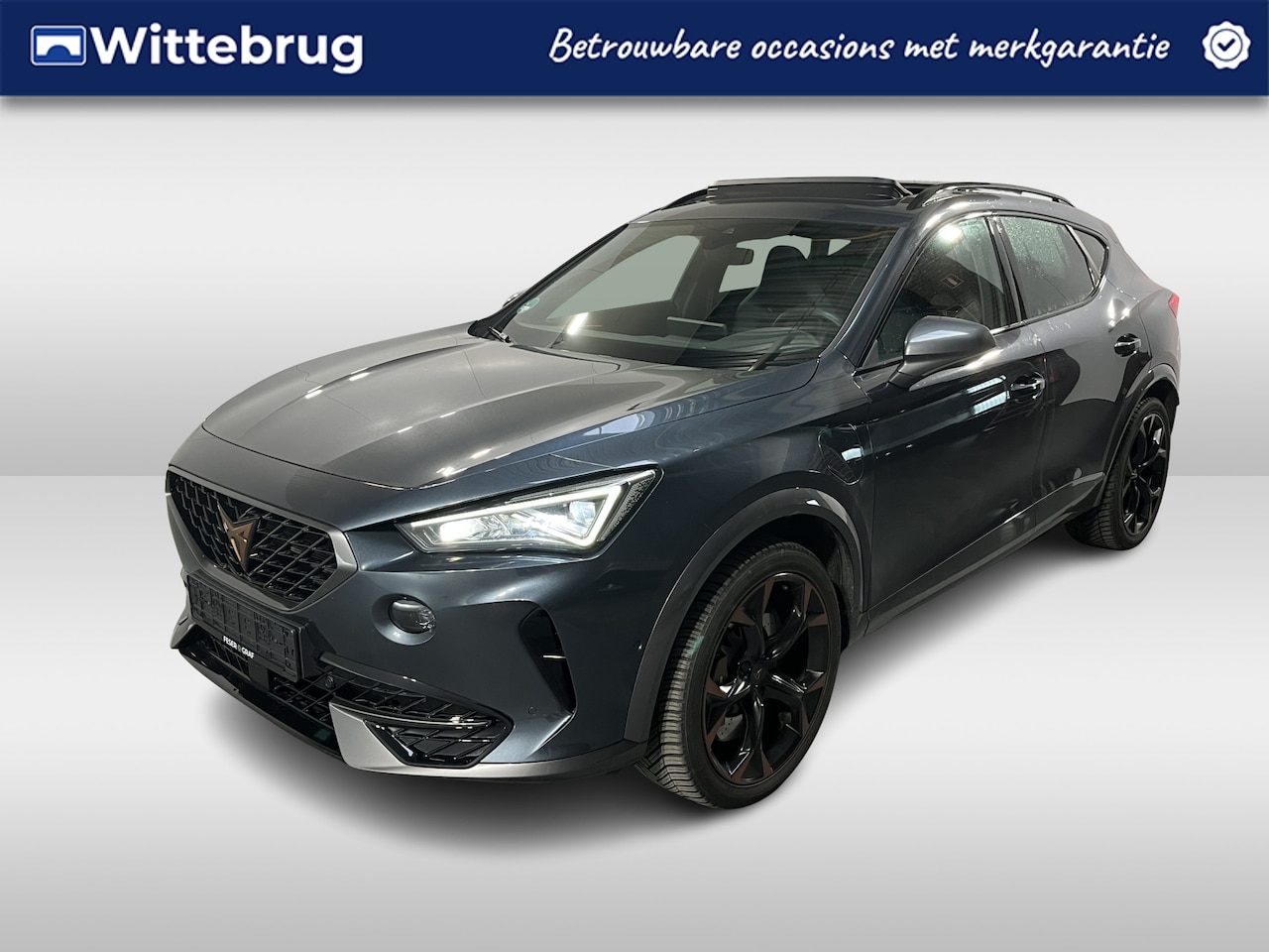 CUPRA Formentor - 1.4 e-Hybrid VZ Black Edition / 245 PK/ PANO/ MEMORY SEAT/ LEDER/ KEYLESS/ STUUR + STOEL V - AutoWereld.nl