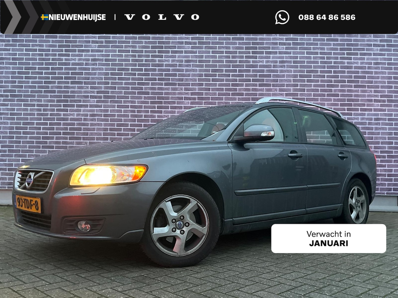 Volvo V50 - 2.0 Limited Edition | Dealer onderhouden | Bluetooth | Trekhaak | Lederen bekleding | Navi - AutoWereld.nl