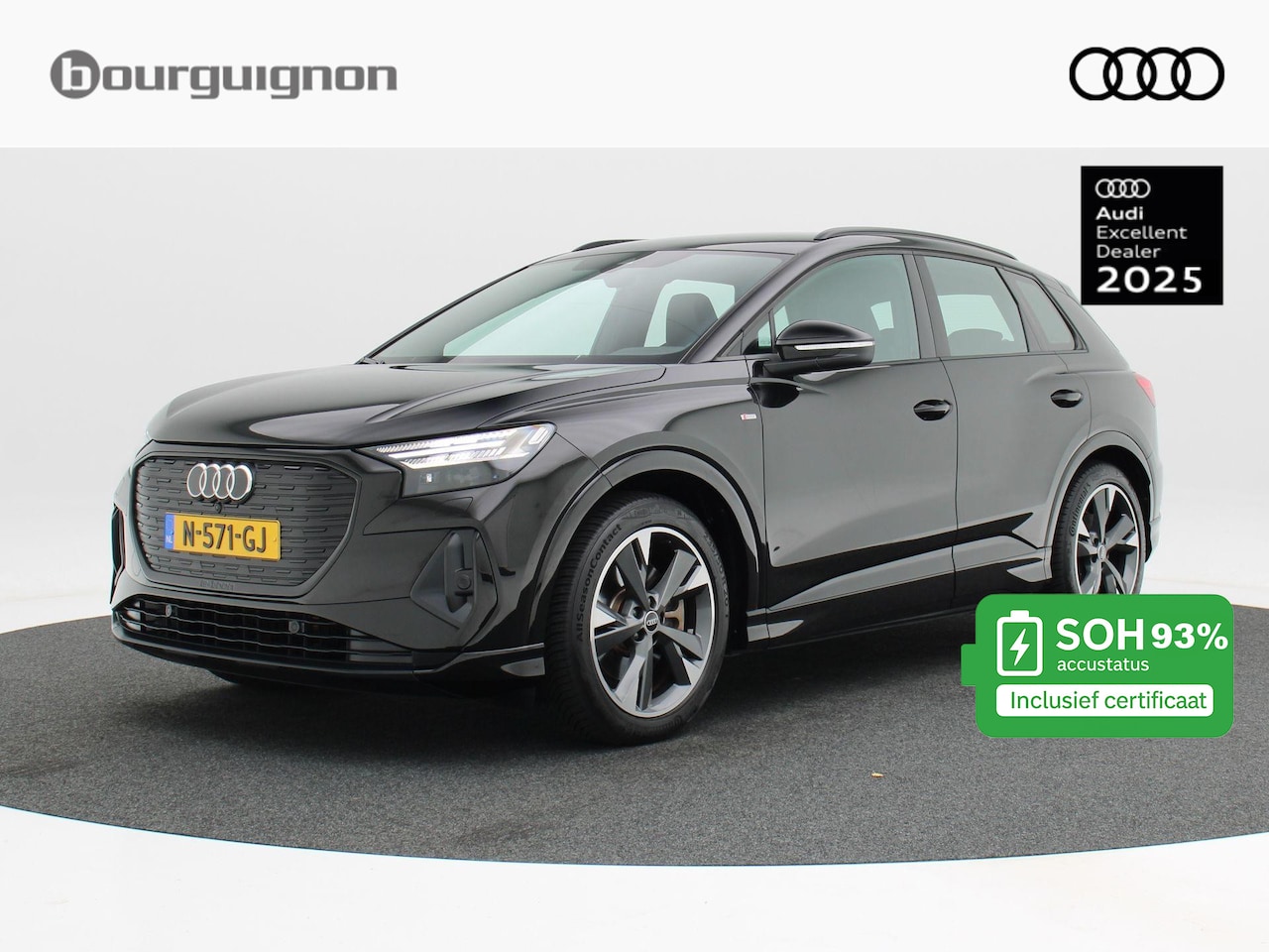 Audi Q4 e-tron - 40 77 kWh 204 Pk Automaat S-Line | Camera | CarPlay | Adaptive Cruise | Elektrische Achter - AutoWereld.nl