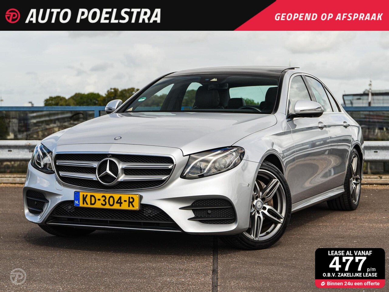 Mercedes-Benz E-klasse - 200 AMG Line Panoramadak Leder Rondomzicht Camera LED Widescreen Apple CarPlay Android Aut - AutoWereld.nl