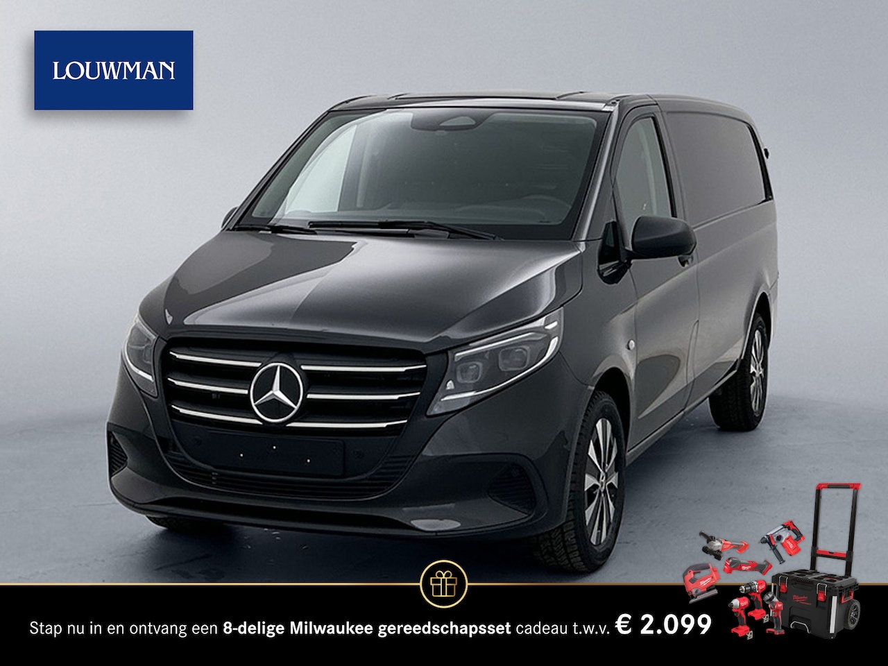 Mercedes-Benz Vito - 114CDI Automaat L2 SELECT | Tweezitsbijrijdersbank | Achterdeuren | Achteruitrijcamera - AutoWereld.nl