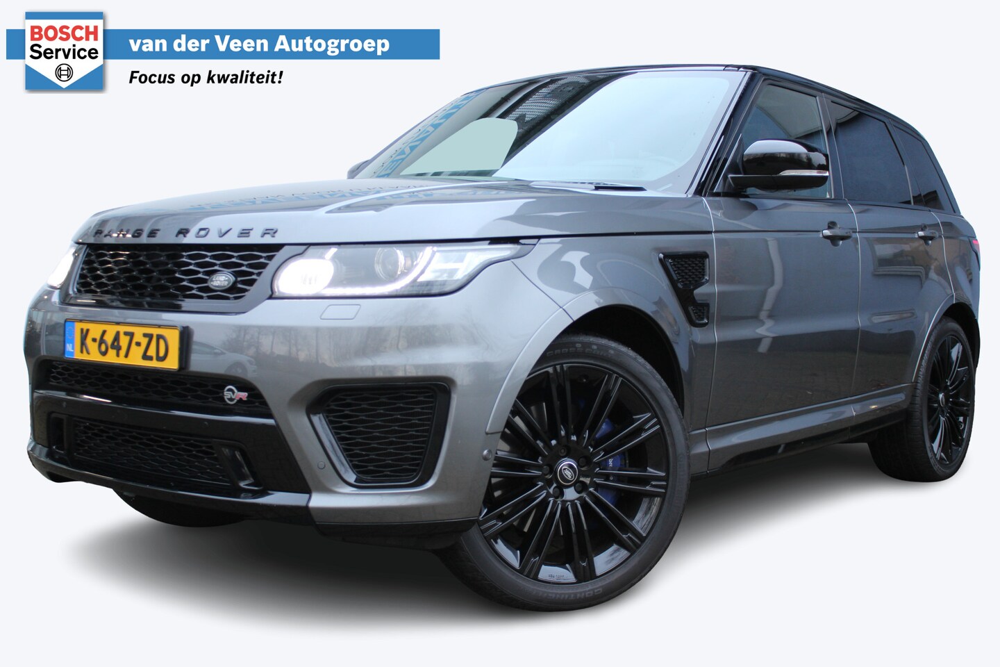 Land Rover Range Rover Sport - 5.0 V8 Supercharged SVR | 551PK | Panorama dak | Carbon interieur | Luchtvering | Meridian - AutoWereld.nl