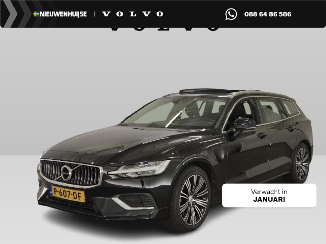 Volvo V60 - 2.0 T6 Recharge AWD Inscription | Long Range | Trekhaak | Stoelverwarming | Schuif/kantel - AutoWereld.nl