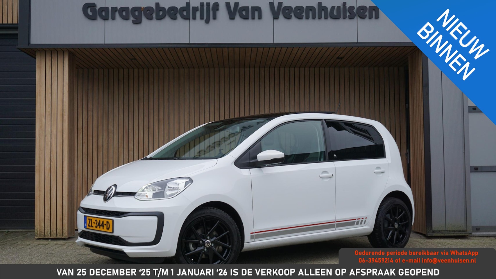 Volkswagen Up! - 1.0 60pk up! 5Drs Beats Pano.Dak 16inch LM A-Camera *Nieuwstaat Up!* Alcantara Cruise Cont - AutoWereld.nl