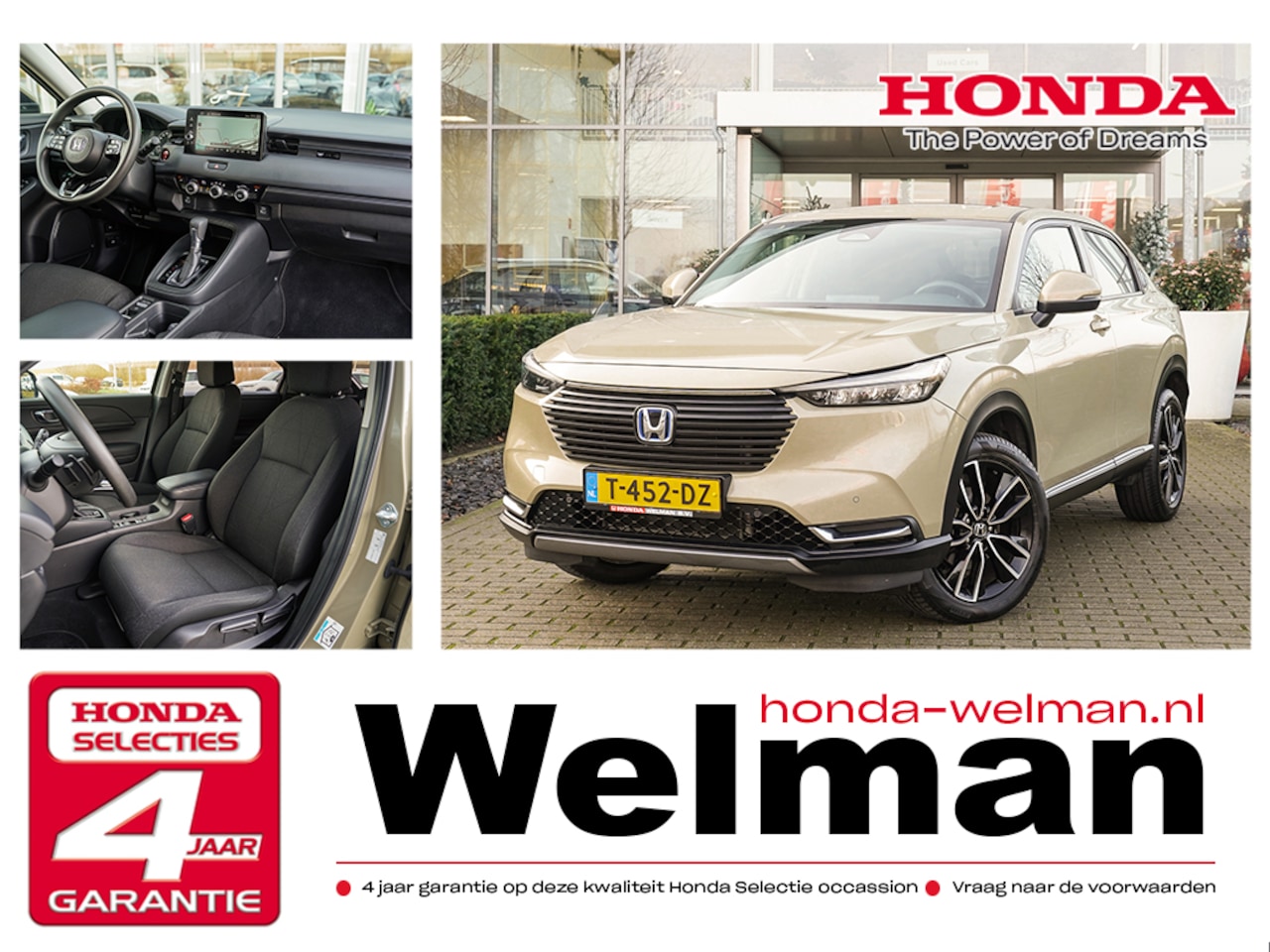 Honda HR-V - 1.5i e:HEV ELEGANCE - FULL HYBRID - ZWARTE GRILL - PRIVACY GLASS - AutoWereld.nl