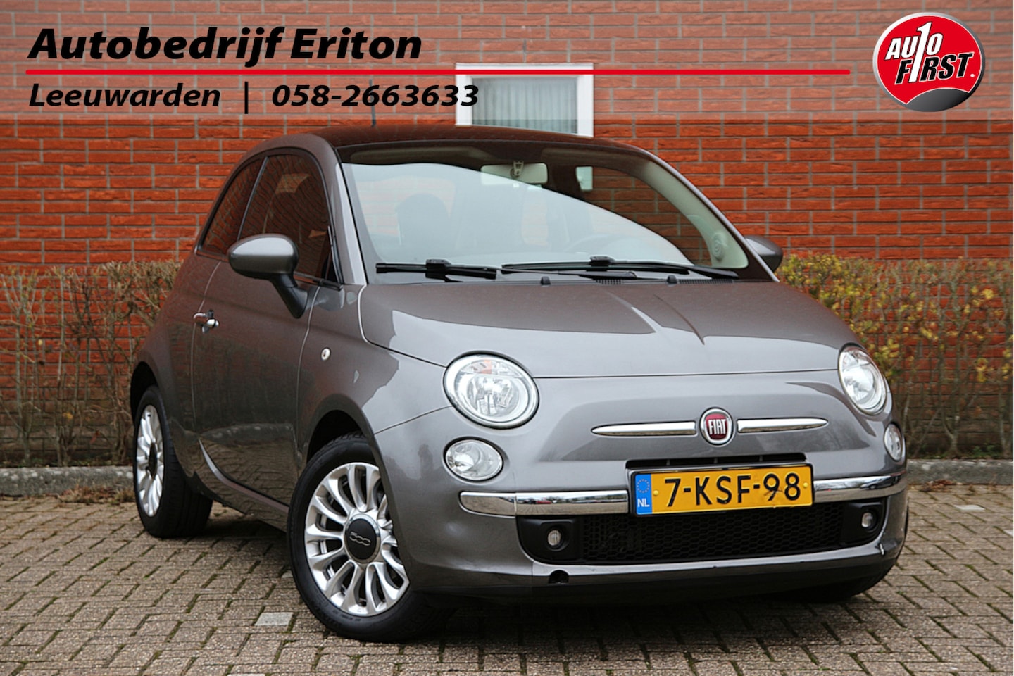 Fiat 500 - 0.9 86pk TwinAir Lounge AUT. | NL-auto | Automaat | Airco | Elektrische ramen  | Panoramad - AutoWereld.nl