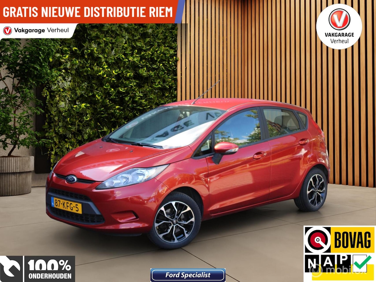 Ford Fiesta - 1.25|Limited|5Drs|Airco|Boekjes|Nap - AutoWereld.nl
