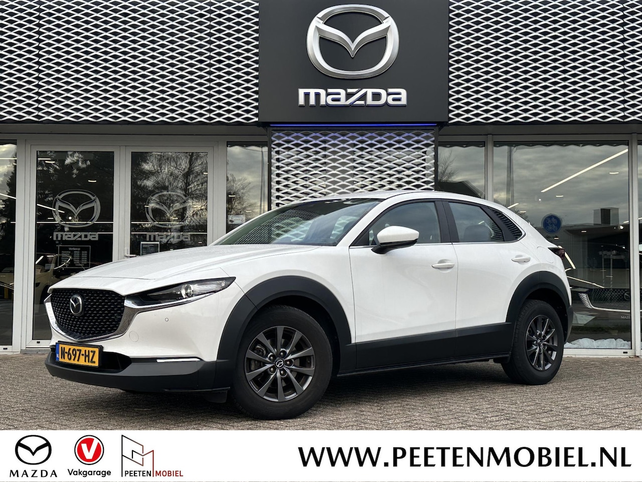 Mazda CX-30 - 2.0 e-SkyActiv-G M Hybrid Comfort | PARKEER SENSOREN VOOR EN ACHTER | ACHTERUITRIJ CAMERA - AutoWereld.nl