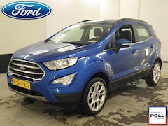 Ford EcoSport - 125pk Titanium Climat Cruise Half Leer Apple Carplay Parkeersensor Reservewiel Dealeronder