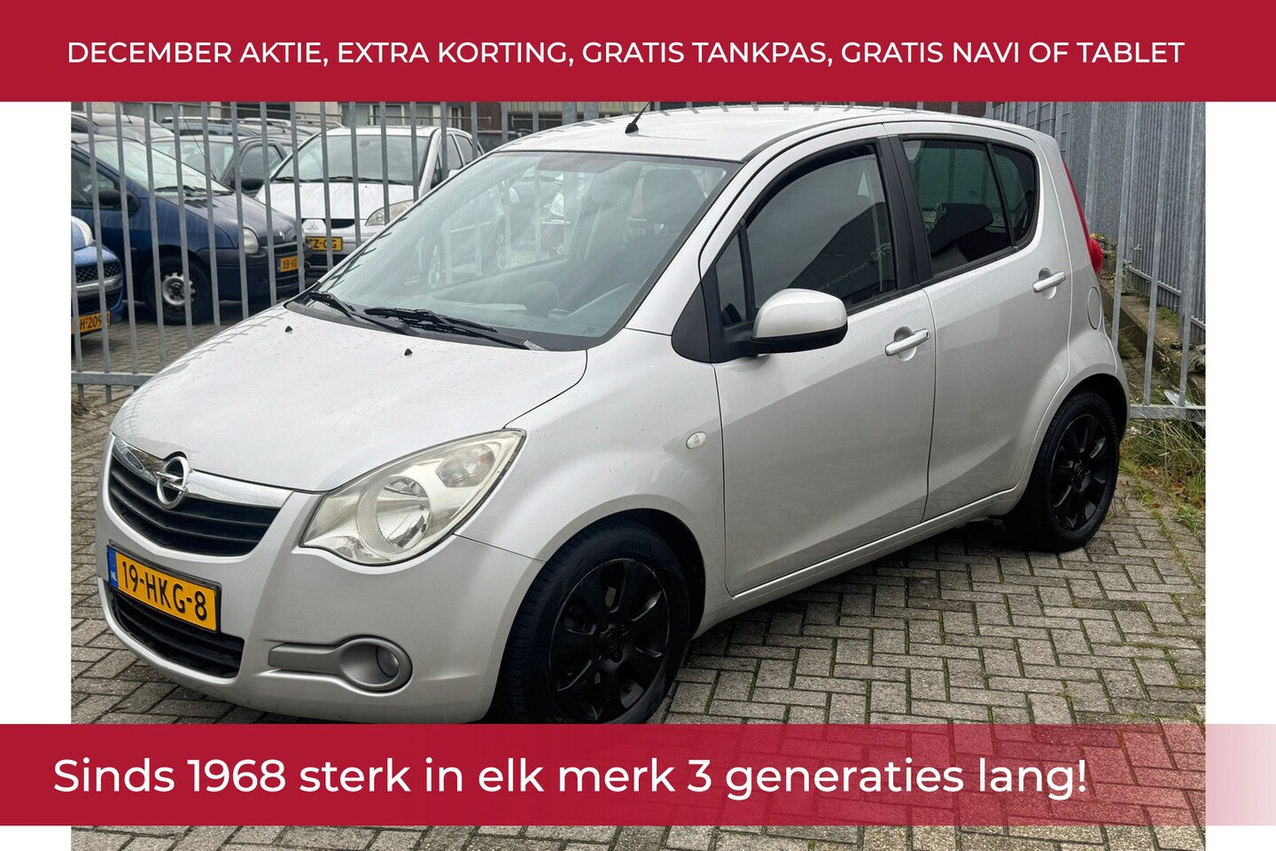 Opel Agila - 1.2 Enjoy AUTOMAAT! 1e eigenaar l NL AUTO NAP l Airco l MTF-STUUR - LMV l Toerenteller! DE - AutoWereld.nl